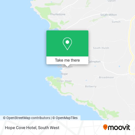 Hope Cove Hotel map