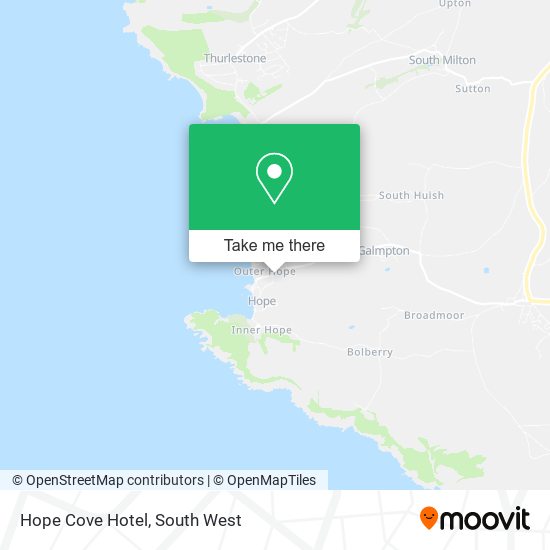 Hope Cove Hotel map