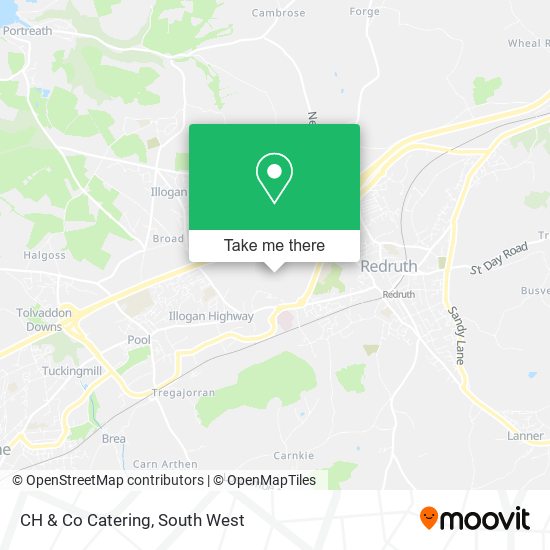 CH & Co Catering map