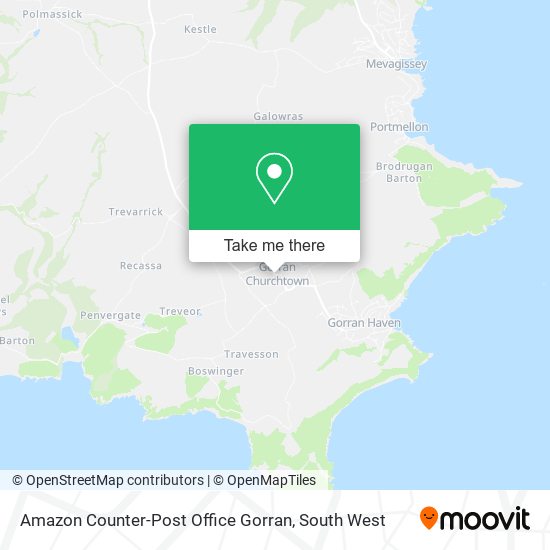 Amazon Counter-Post Office Gorran map