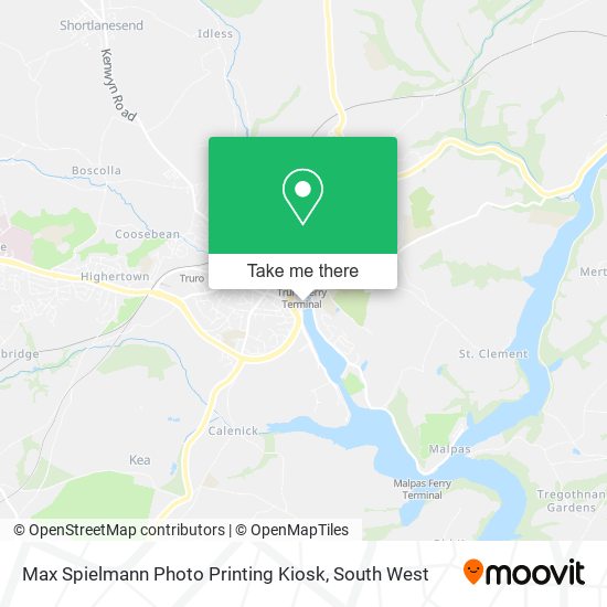 Max Spielmann Photo Printing Kiosk map