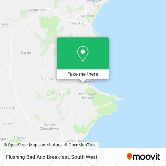 Flushing Bed And Breakfast map