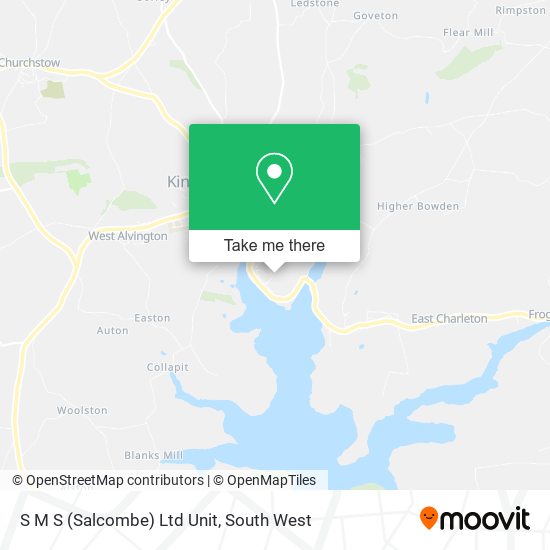 S M S (Salcombe) Ltd Unit map