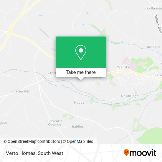 Verto Homes map