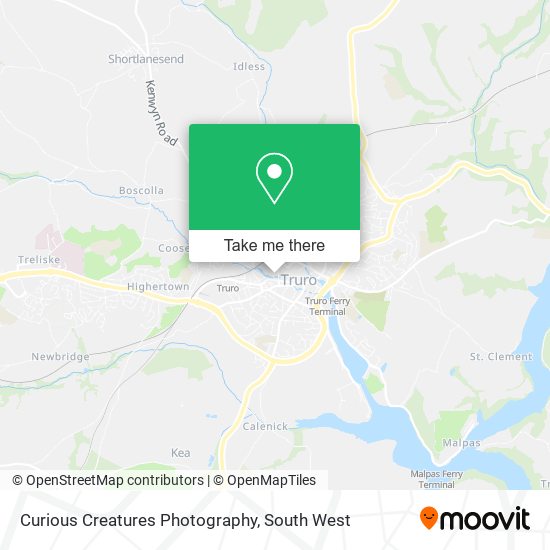 Curious Creatures Photography map