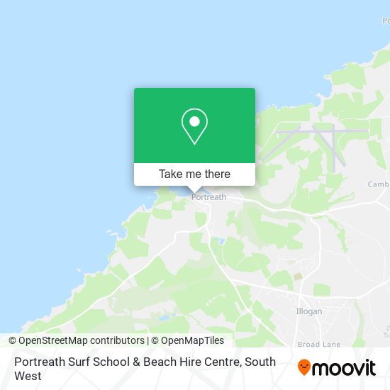 Portreath Surf School & Beach Hire Centre map