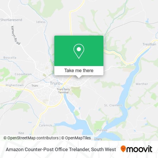 Amazon Counter-Post Office Trelander map