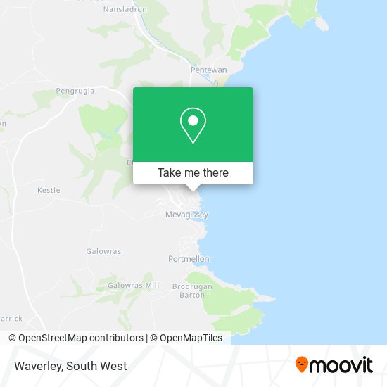 Waverley map
