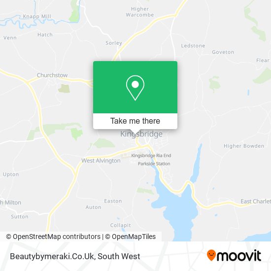 Beautybymeraki.Co.Uk map