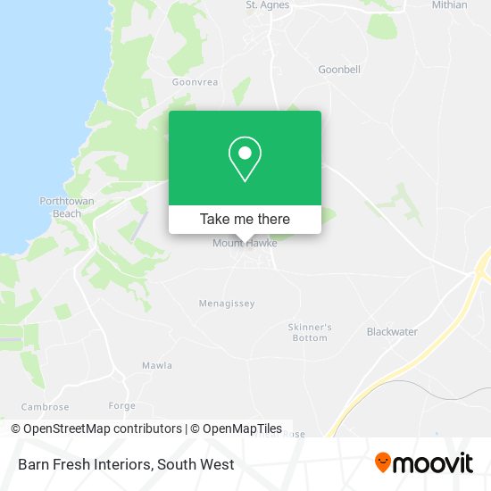 Barn Fresh Interiors map
