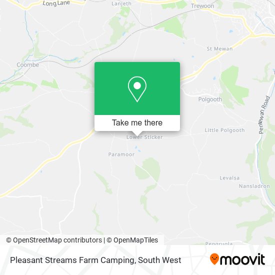 Pleasant Streams Farm Camping map