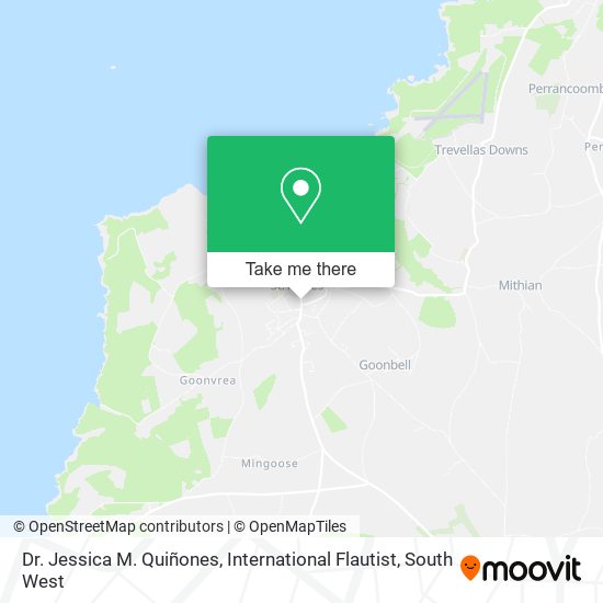 Dr. Jessica M. Quiñones, International Flautist map
