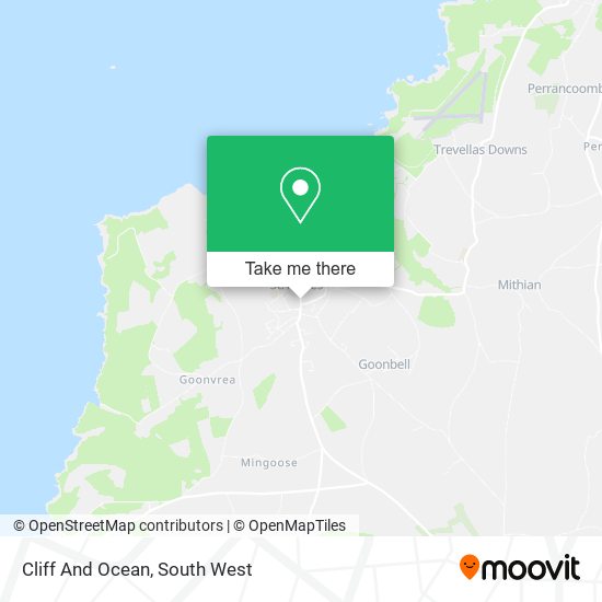Cliff And Ocean map