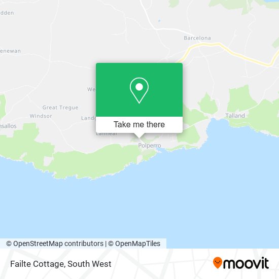 Failte Cottage map