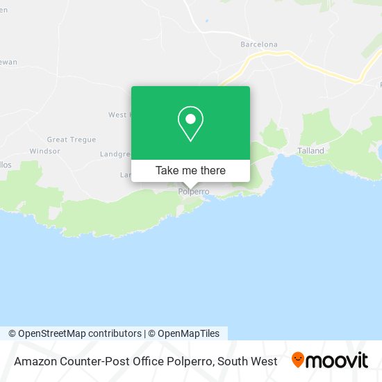 Amazon Counter-Post Office Polperro map