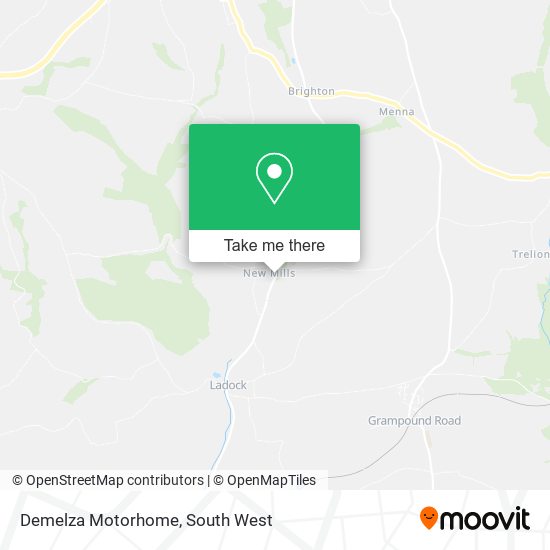 Demelza Motorhome map