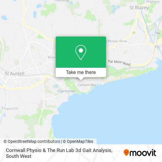 Cornwall Physio & The Run Lab 3d Gait Analysis map