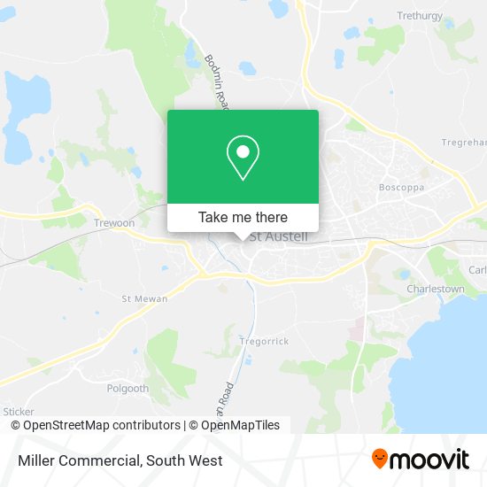 Miller Commercial map