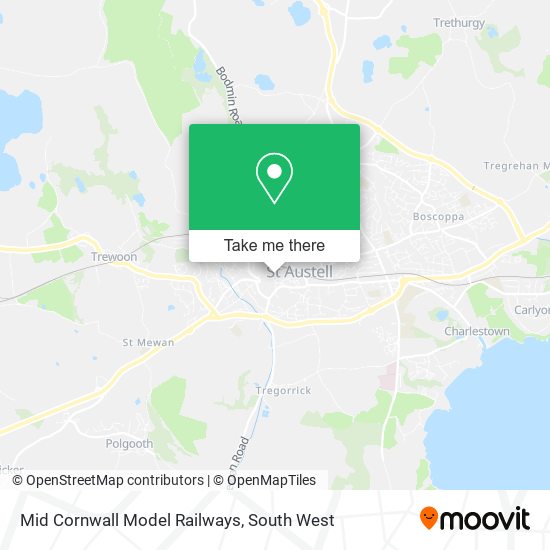 Mid Cornwall Model Railways map