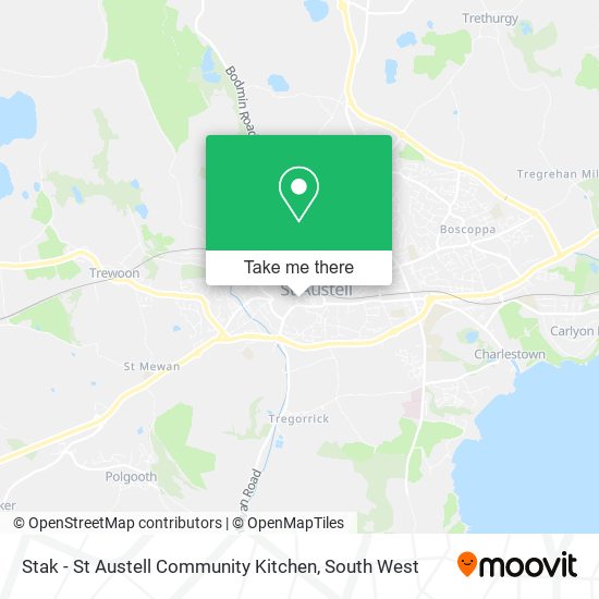 Stak - St Austell Community Kitchen map