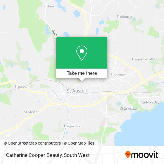 Catherine Cooper Beauty map