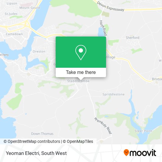 Yeoman Electri map