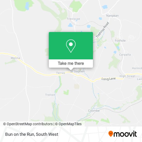Bun on the Run map