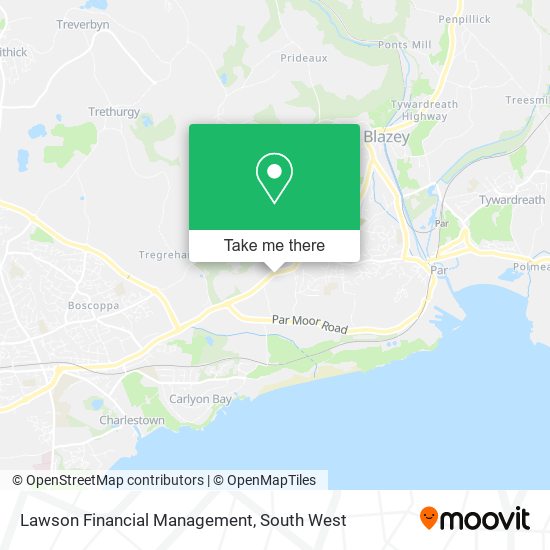 Lawson Financial Management map
