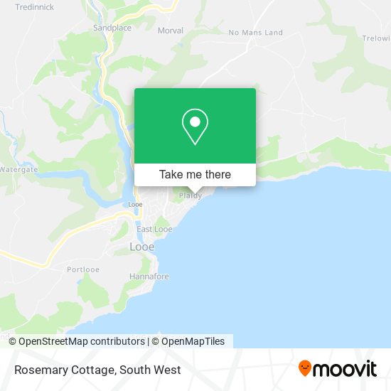 Rosemary Cottage map