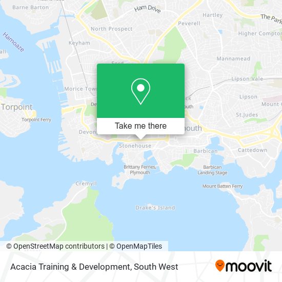 Acacia Training & Development map