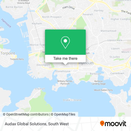 Audax Global Solutions map