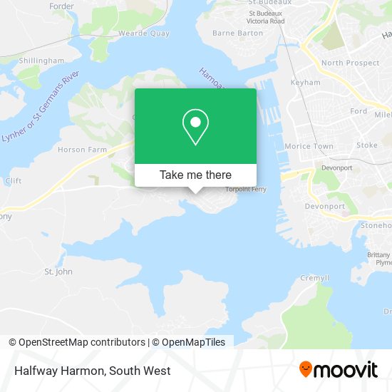 Halfway Harmon map