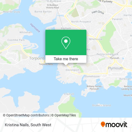 Kristina Nails map