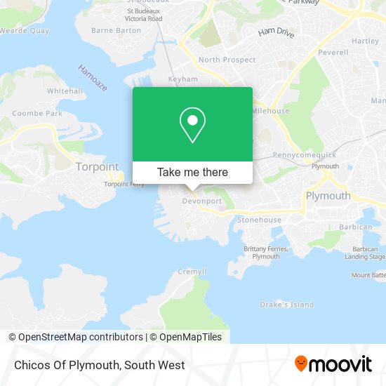 Chicos Of Plymouth map