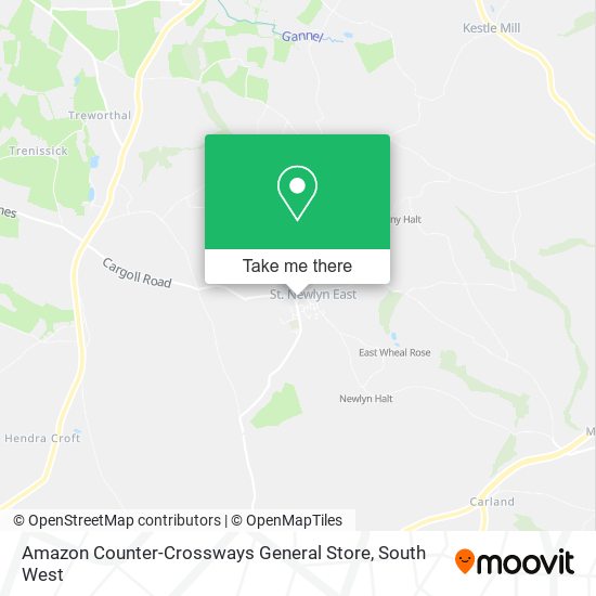 Amazon Counter-Crossways General Store map