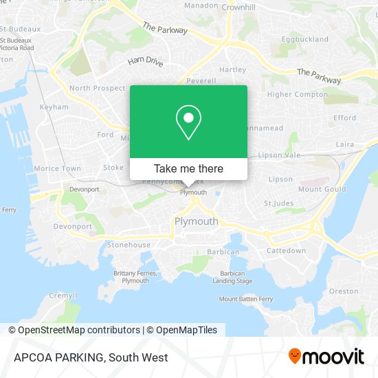 APCOA PARKING map