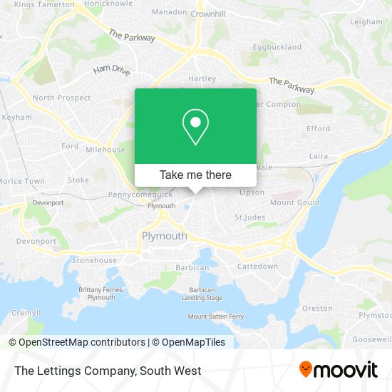 The Lettings Company map