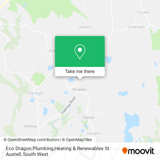 Eco Dragon Plumbing,Heating & Renewables St Austell map