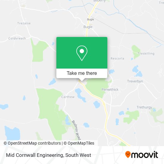 Mid Cornwall Engineering map