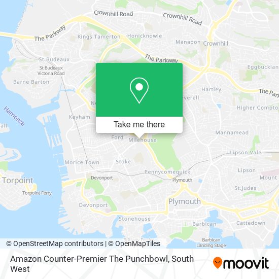 Amazon Counter-Premier The Punchbowl map