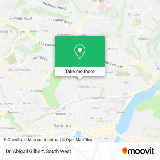 Dr. Abigail Gilbert map