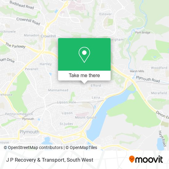 J P Recovery & Transport map