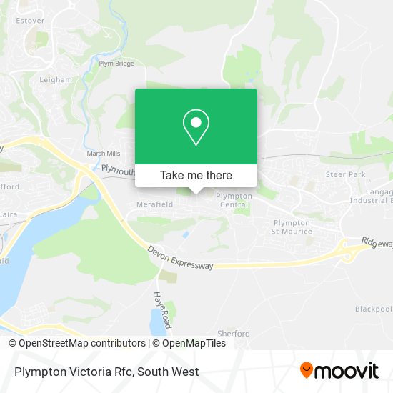 Plympton Victoria Rfc map