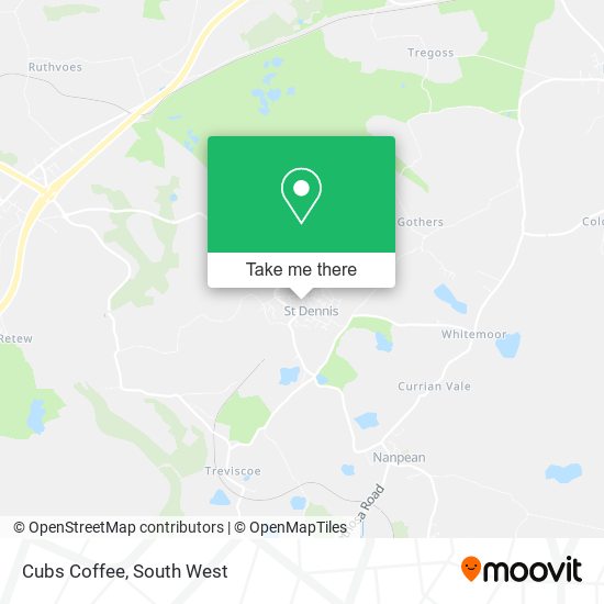 Cubs Coffee map