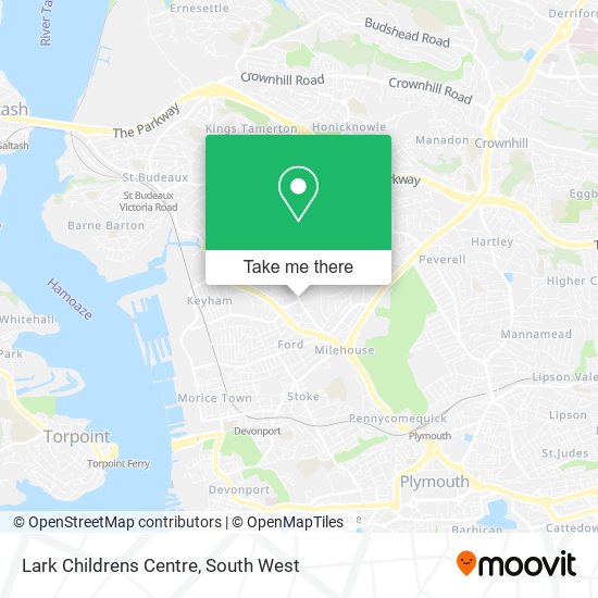 Lark Childrens Centre map