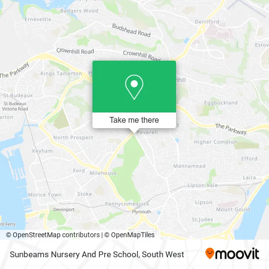 Sunbeams Nursery And Pre School map