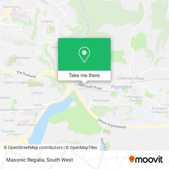 Masonic Regalia map