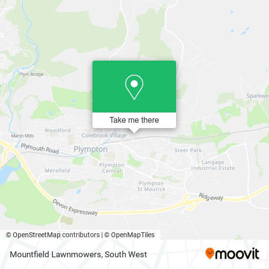 Mountfield Lawnmowers map