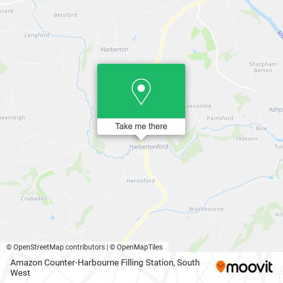 Amazon Counter-Harbourne Filling Station map