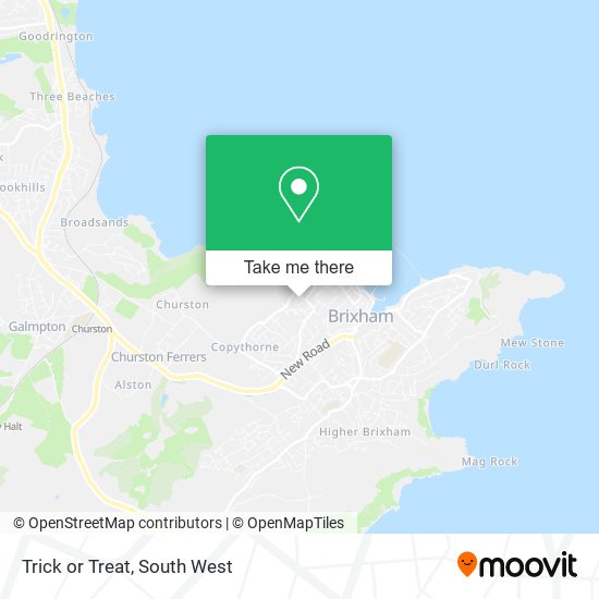 Trick or Treat map